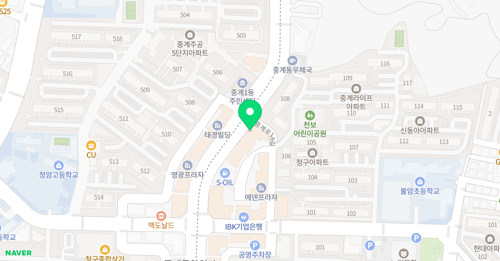연세지매쓰 수학학원 위치