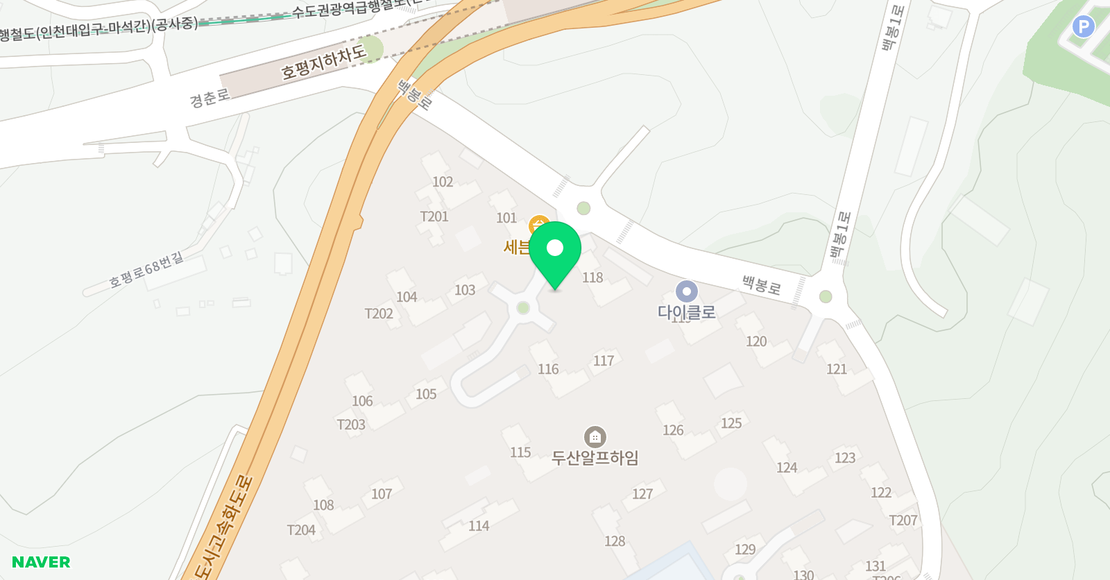 아이너 학원 위치