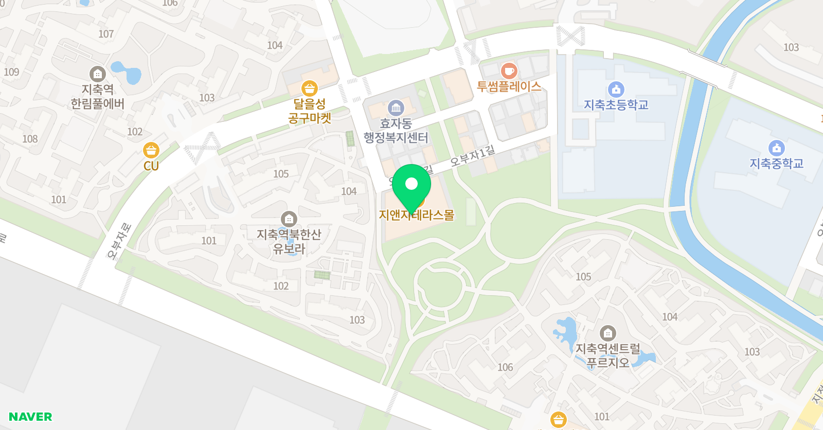 더 위너스학원 영어 수학 위치