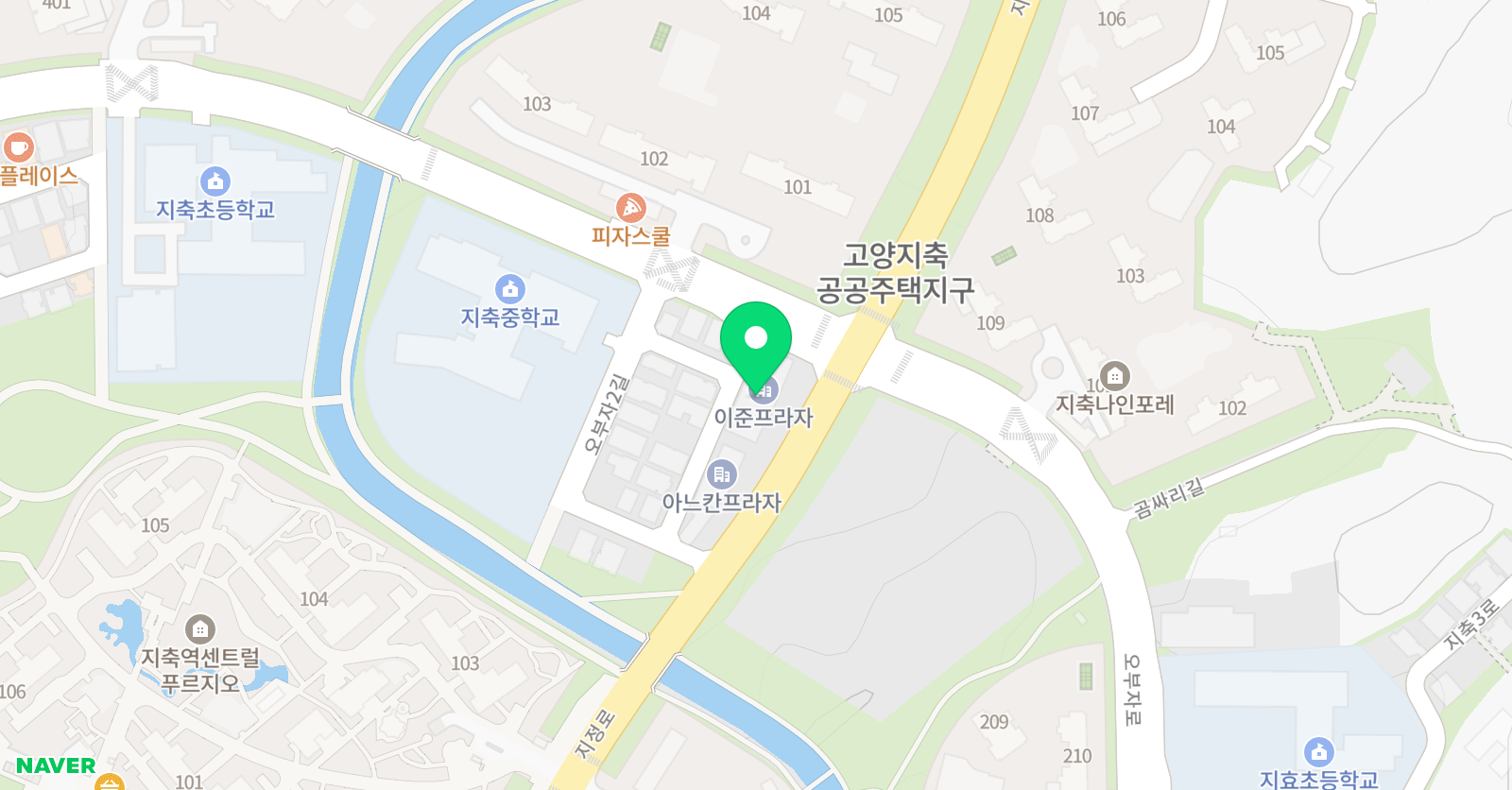 더퀸즈 국제영어학원 위치