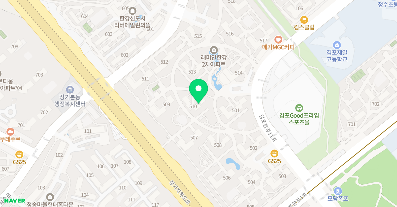 새봄 수학 위치