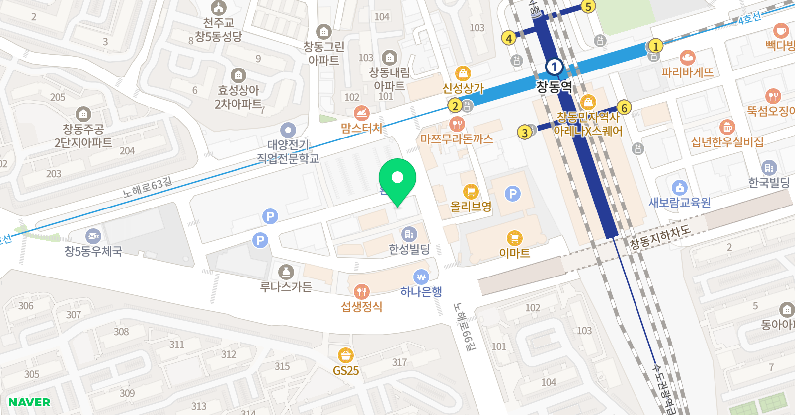 이보영의토킹클럽 도봉창동1 위치