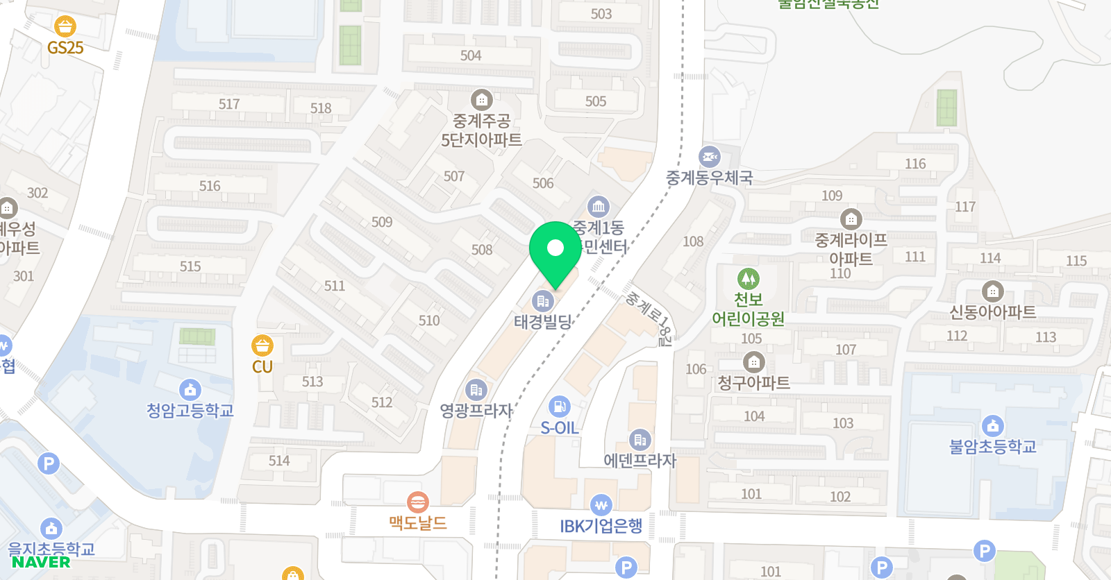 시매쓰 중계점 위치