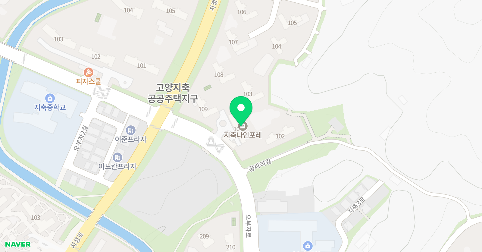 놀작홈클래스 지축나인포레 교육원 위치