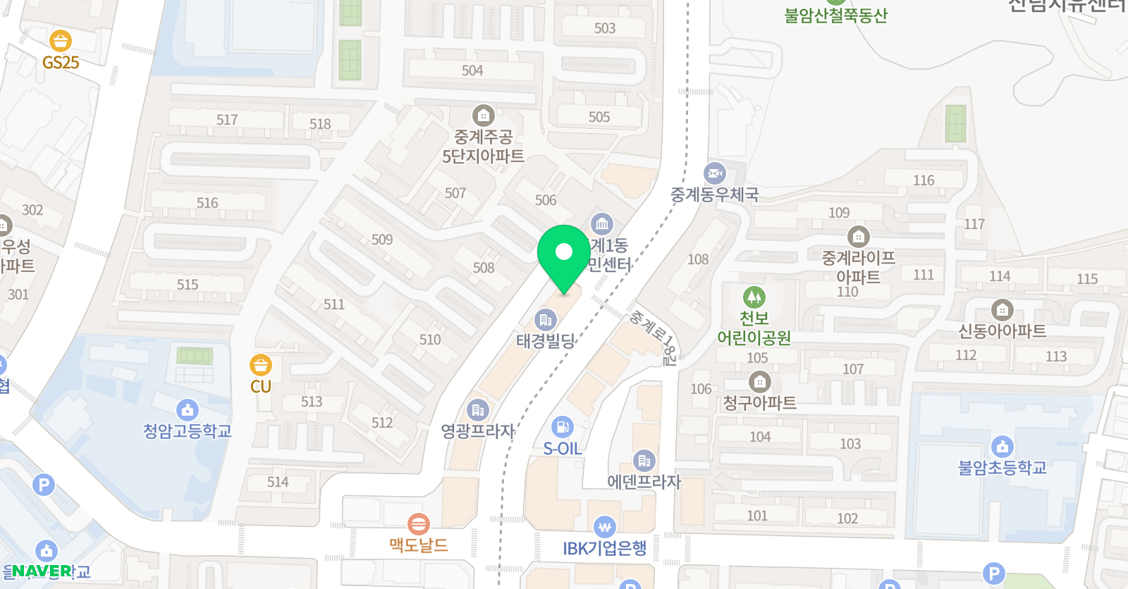 장민준 영어학원 위치