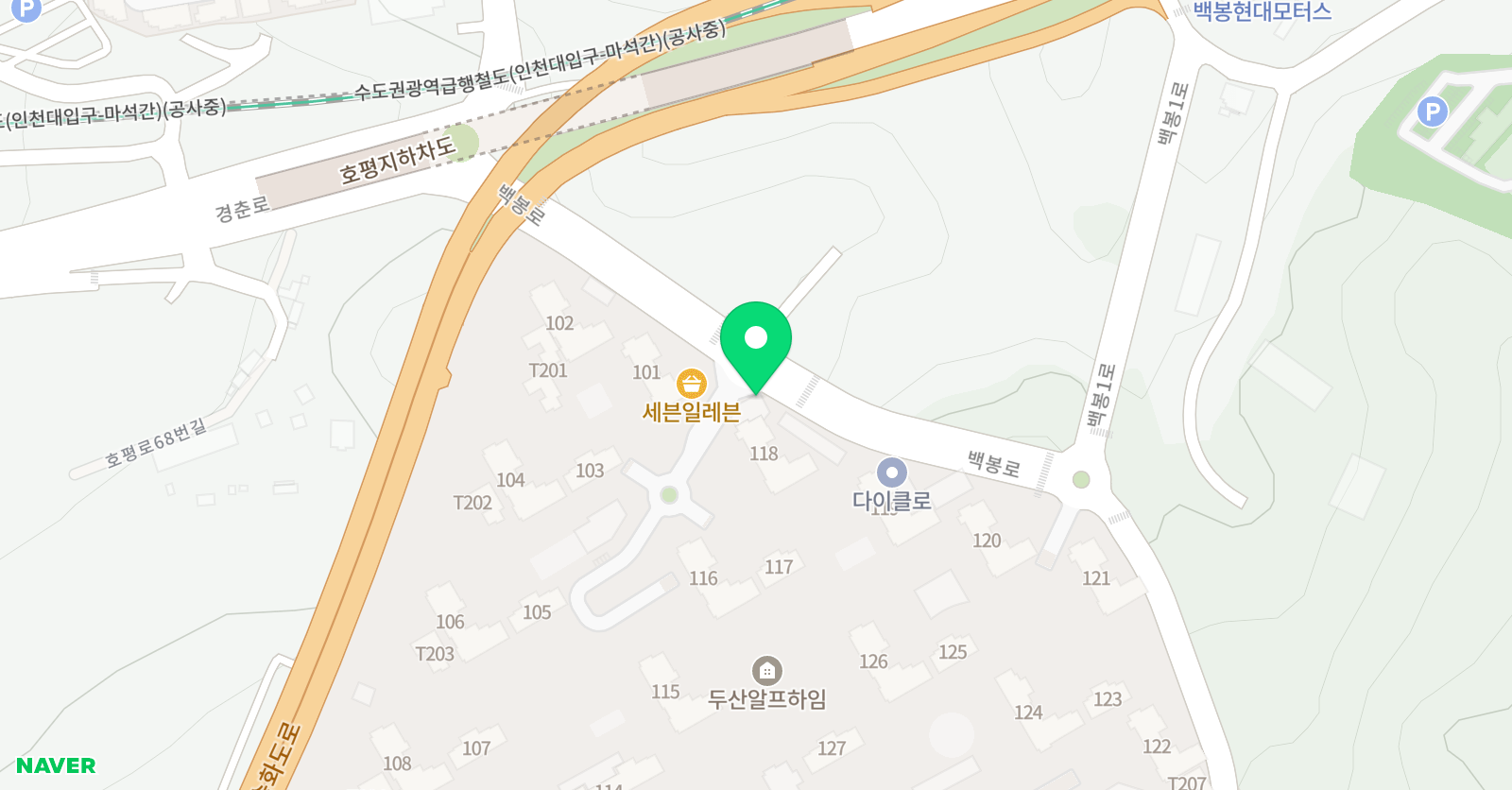 잉글리시아이 알프하임점 위치