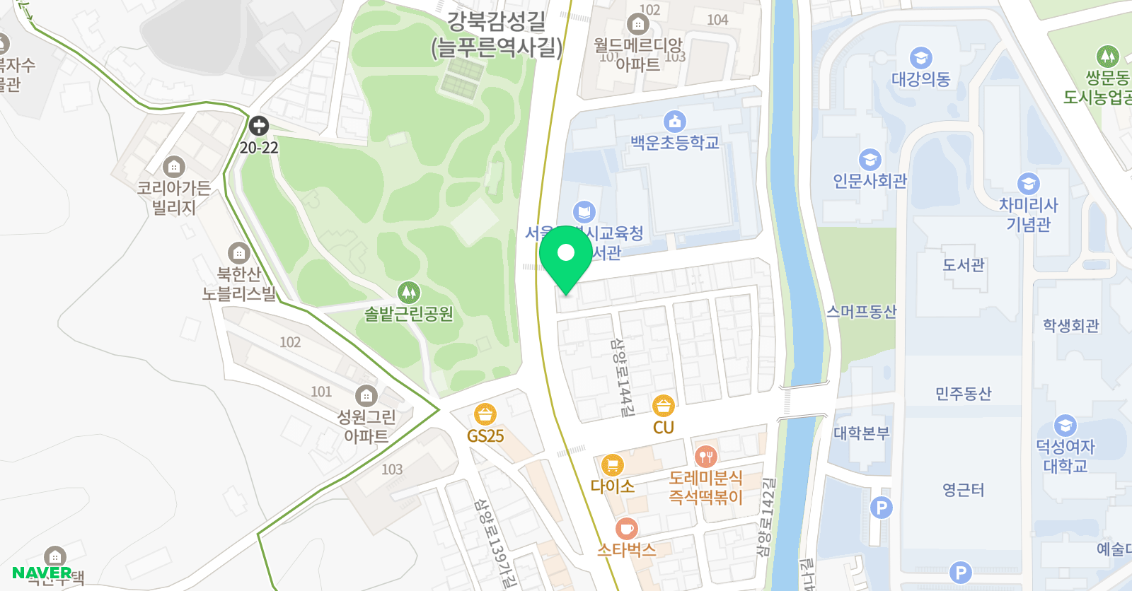 태강월랑태권도 위치