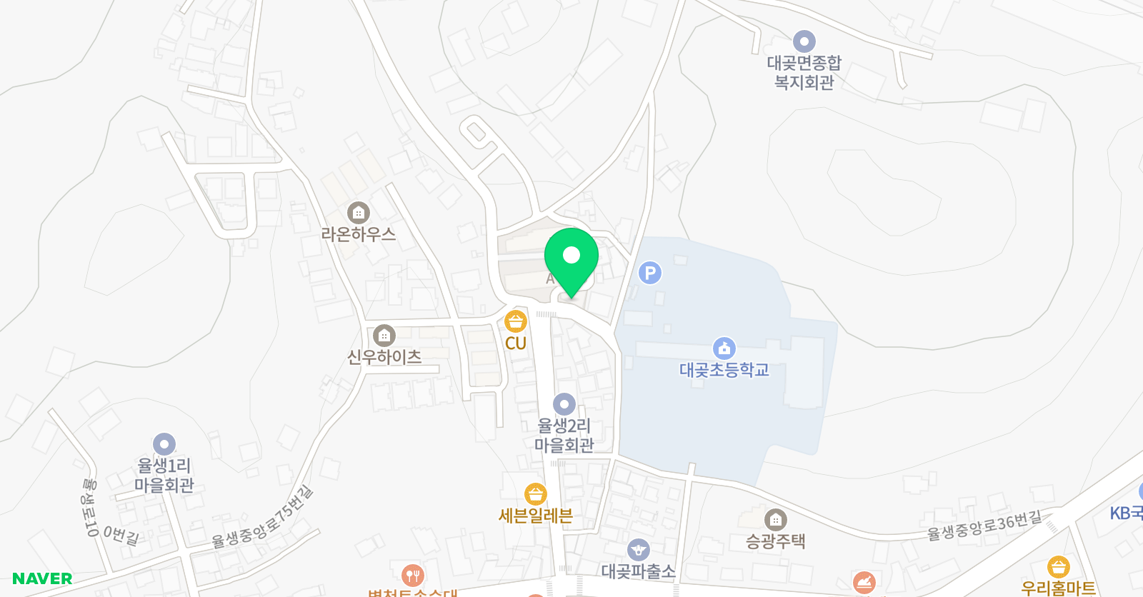 리듬 피아노학원 위치