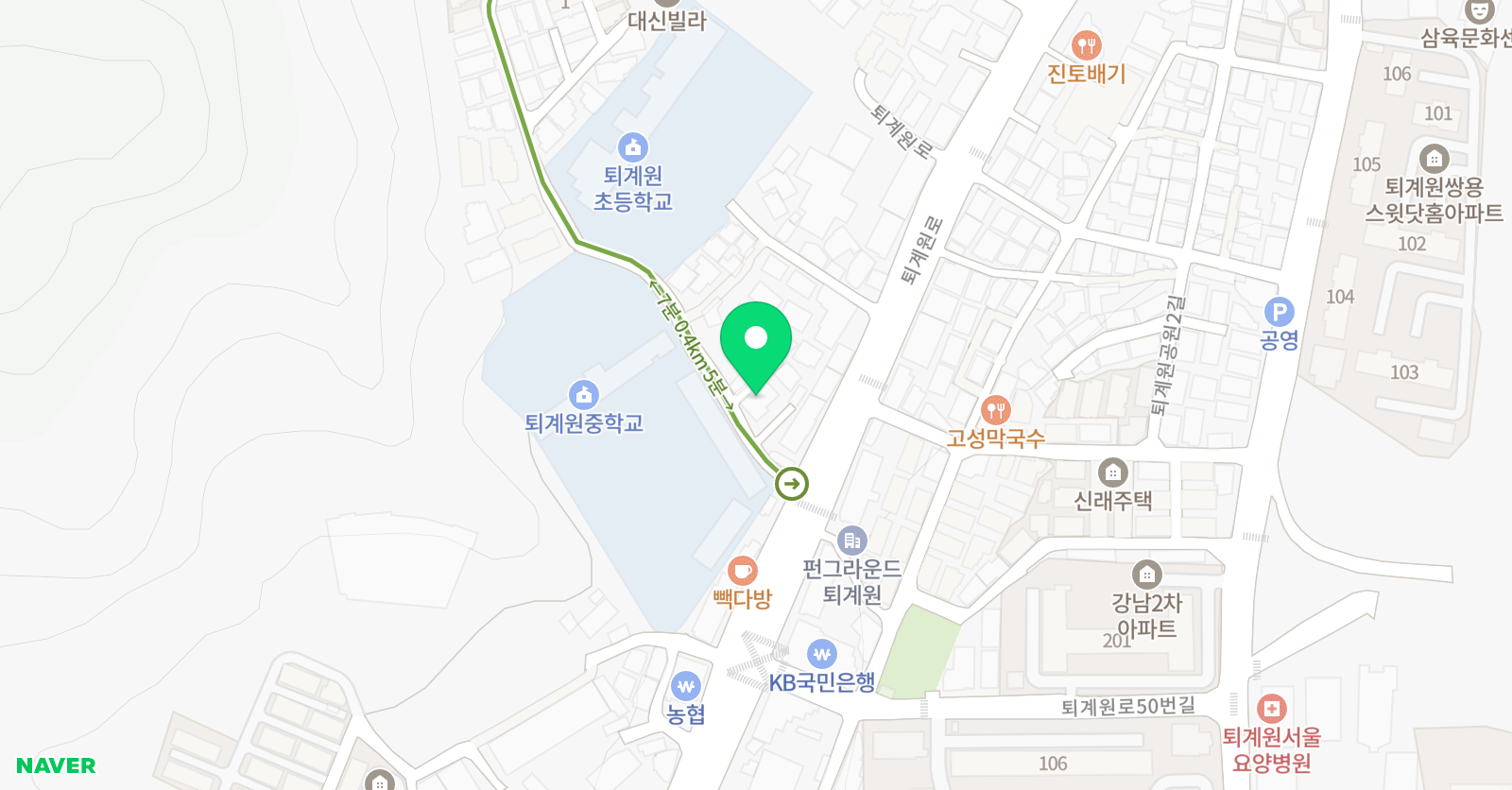 장원융합학원(유니팝미술학원 위치