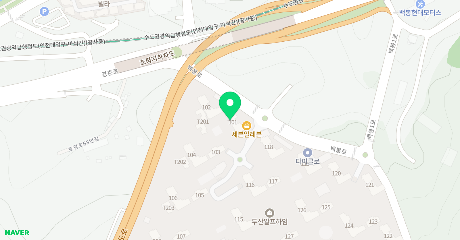 에이스 영어수학학원 위치