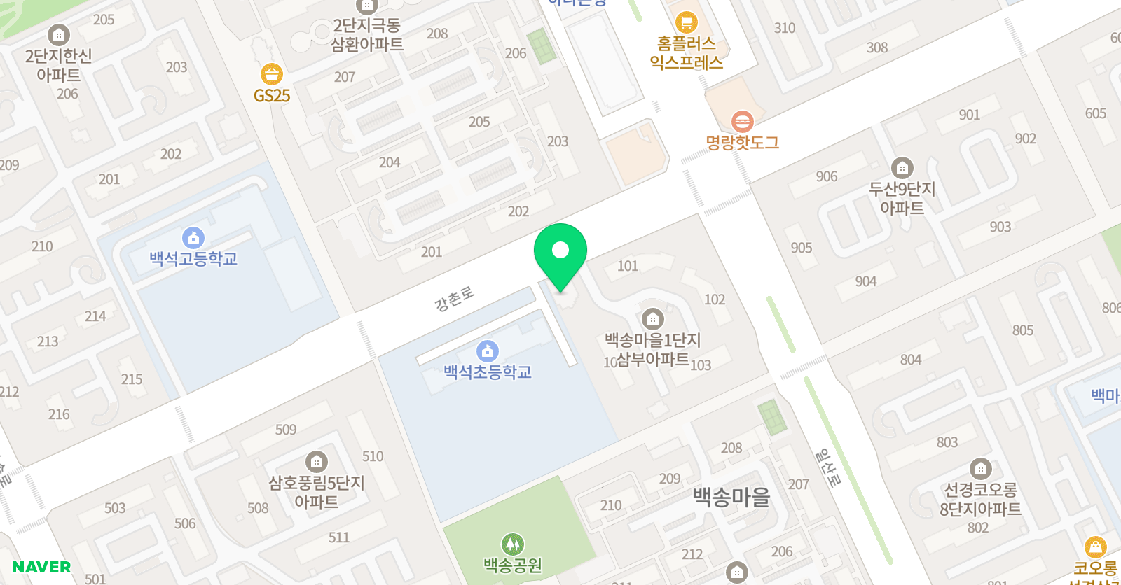 밤비 피아노음악교습소 위치