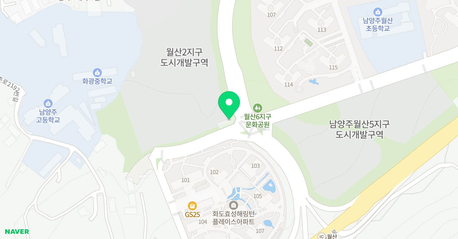 아나톨레 어학원 월산점 위치