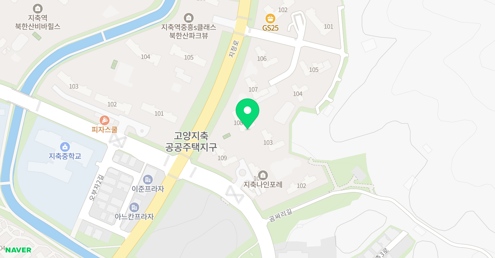 아소비 고양 지축나인포레점 위치