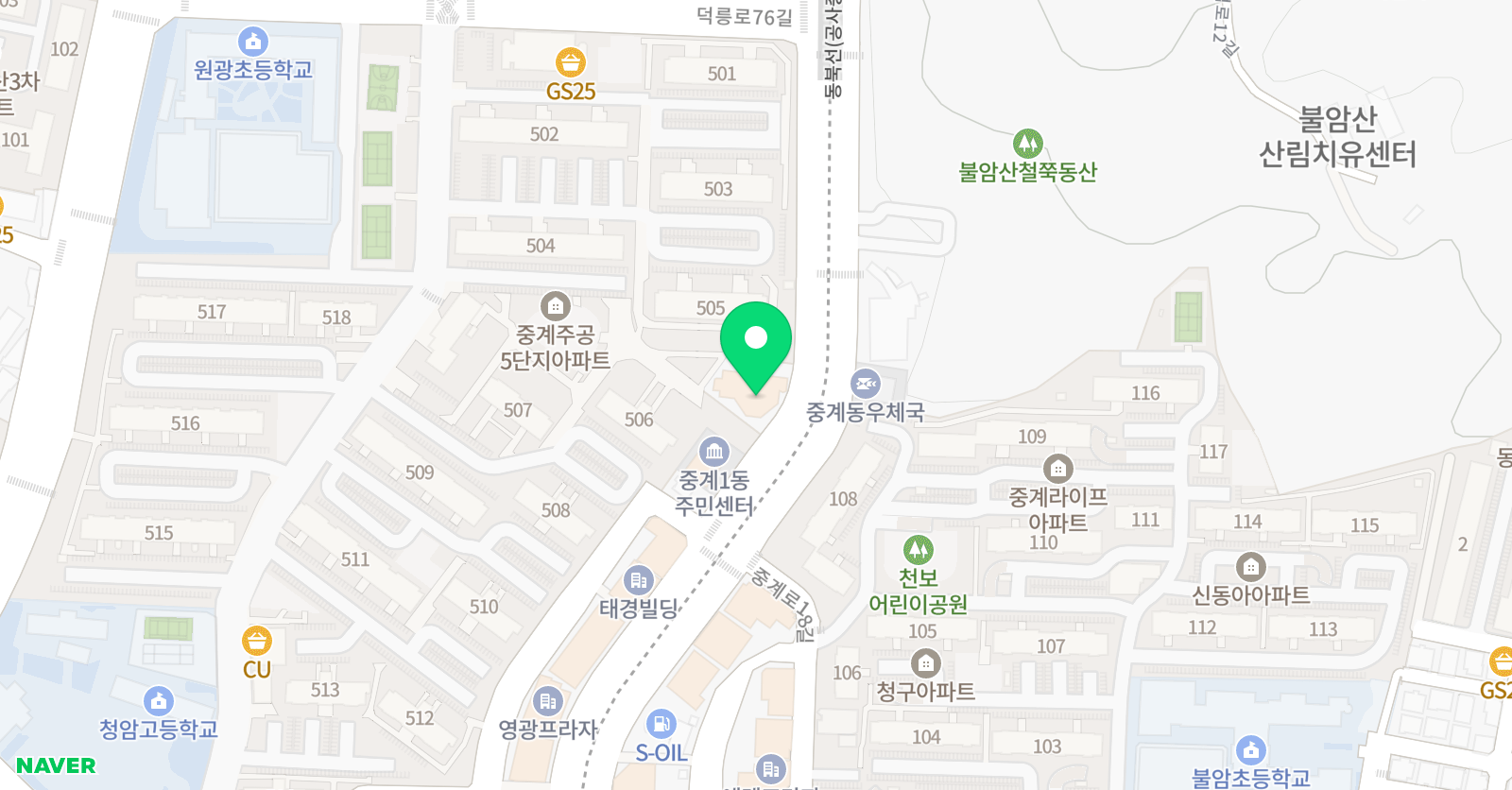 혜람 국어논술학원 위치