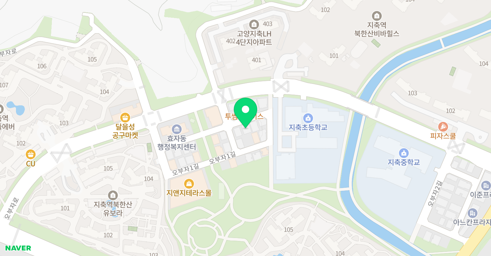 피아아트스튜디오 지축센터 위치