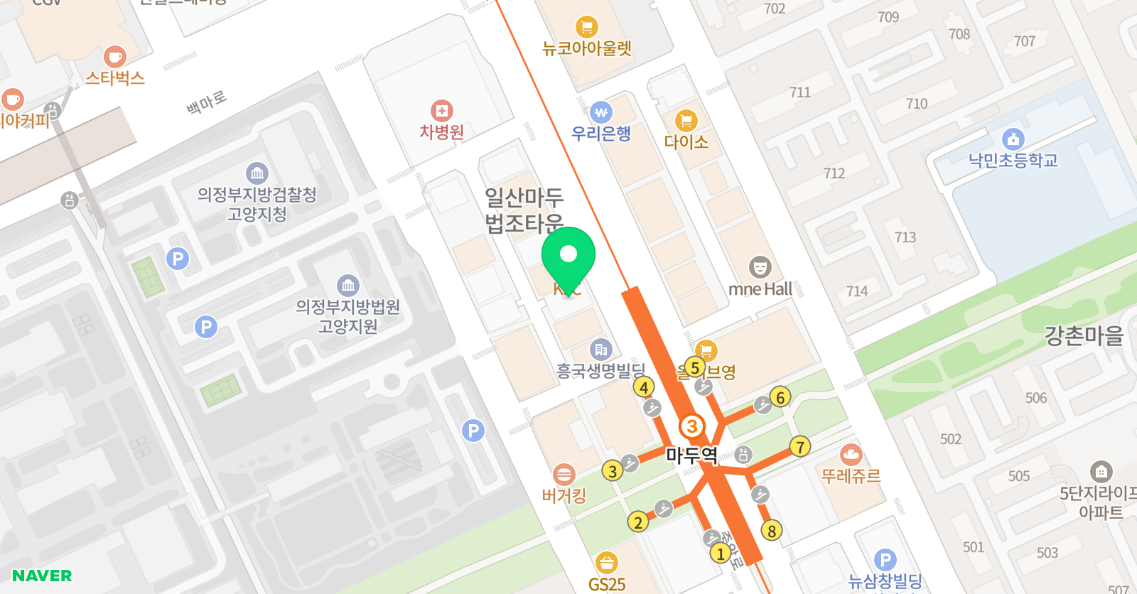 루덴스마두 실용음악학원 위치