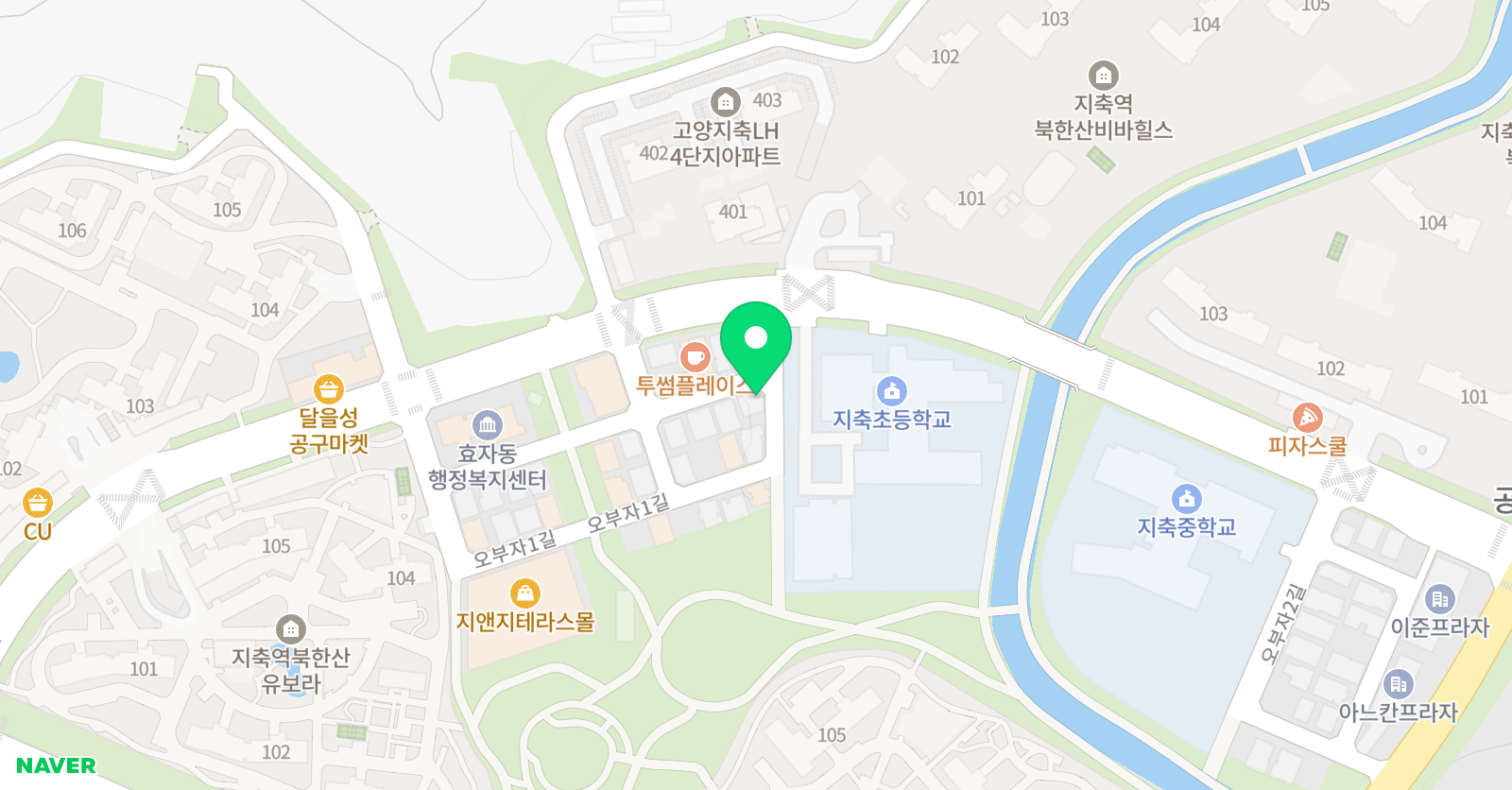 탑클랑 음악학원 위치