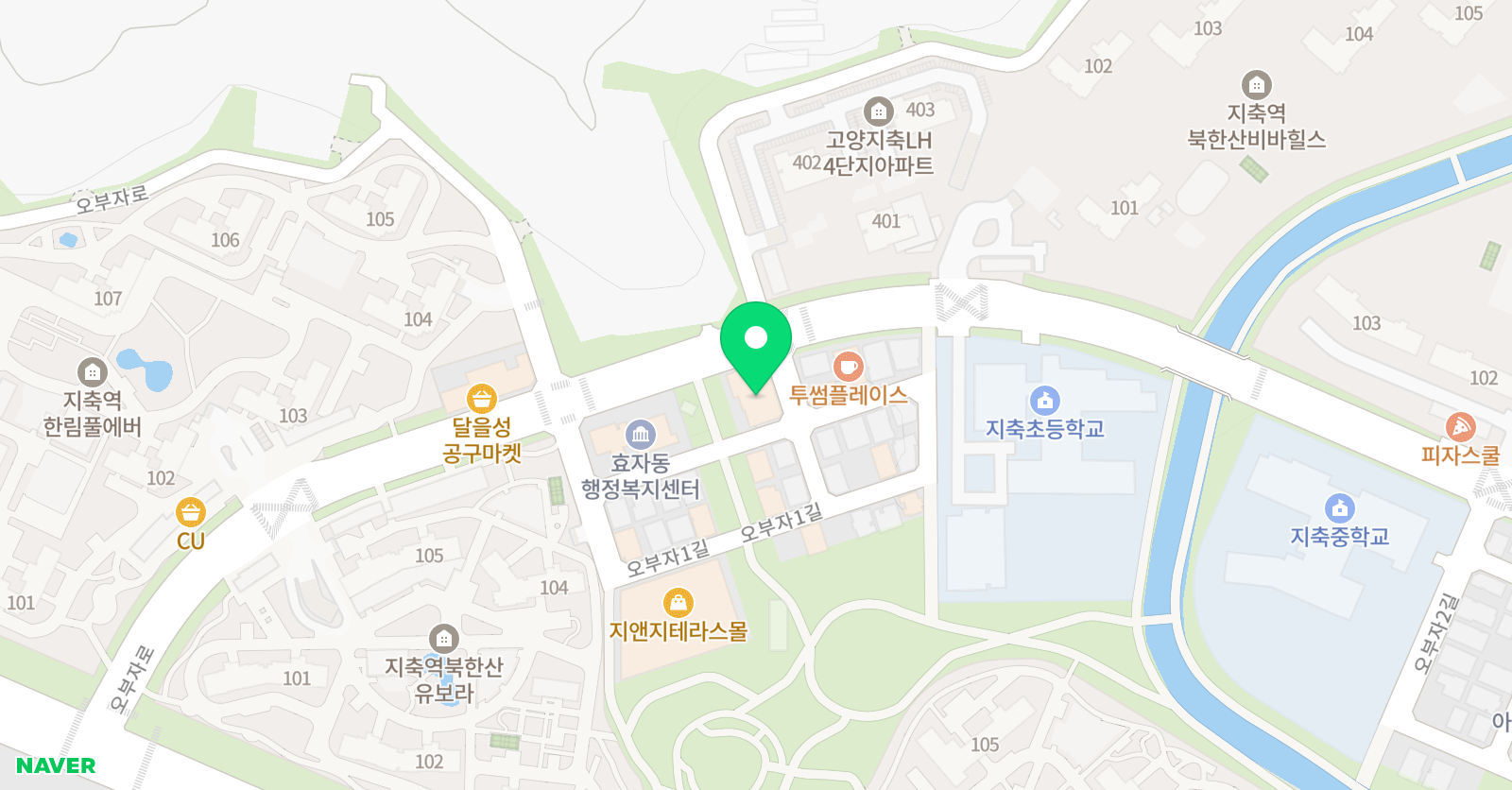 아이엠 수학영어학원 위치