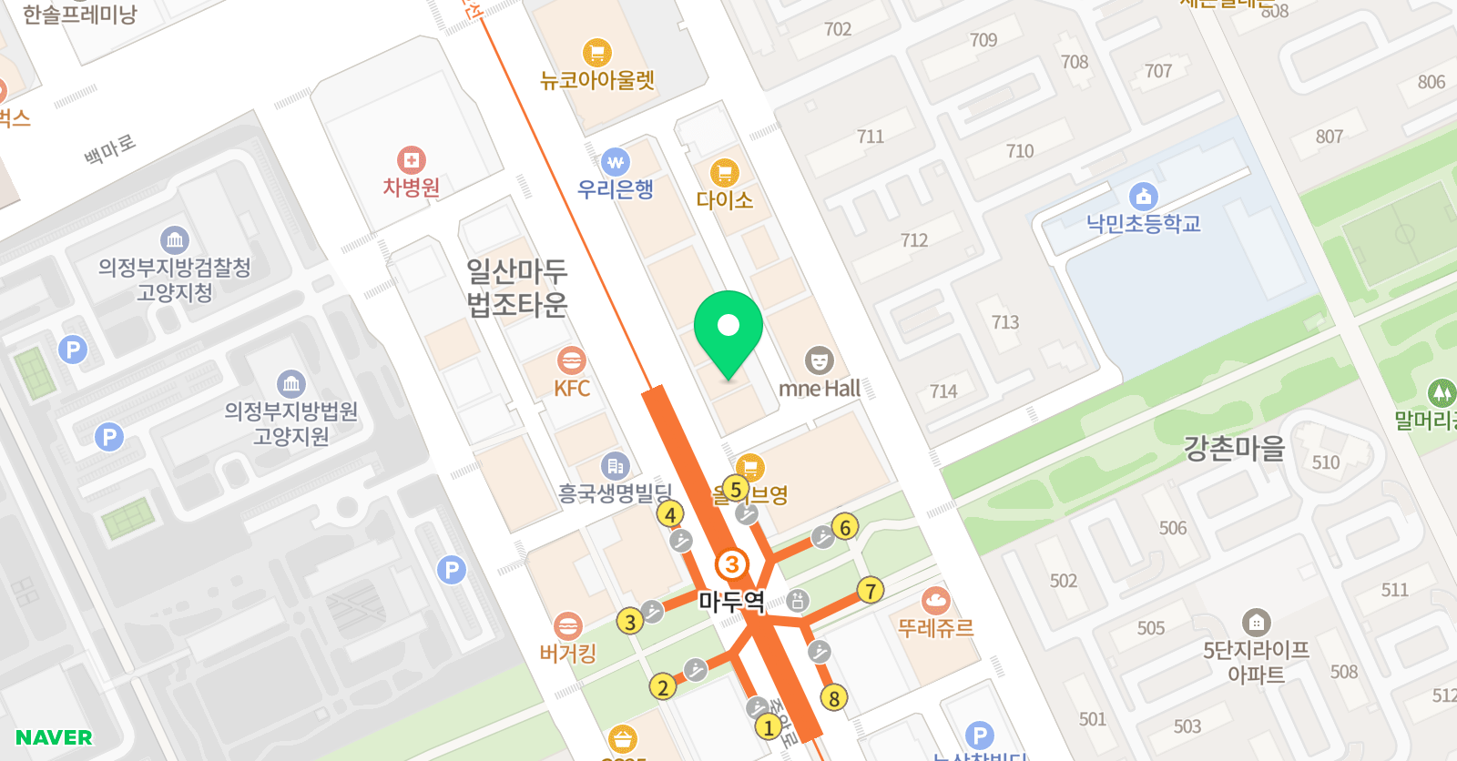 갑천하 중국어전문학원 위치