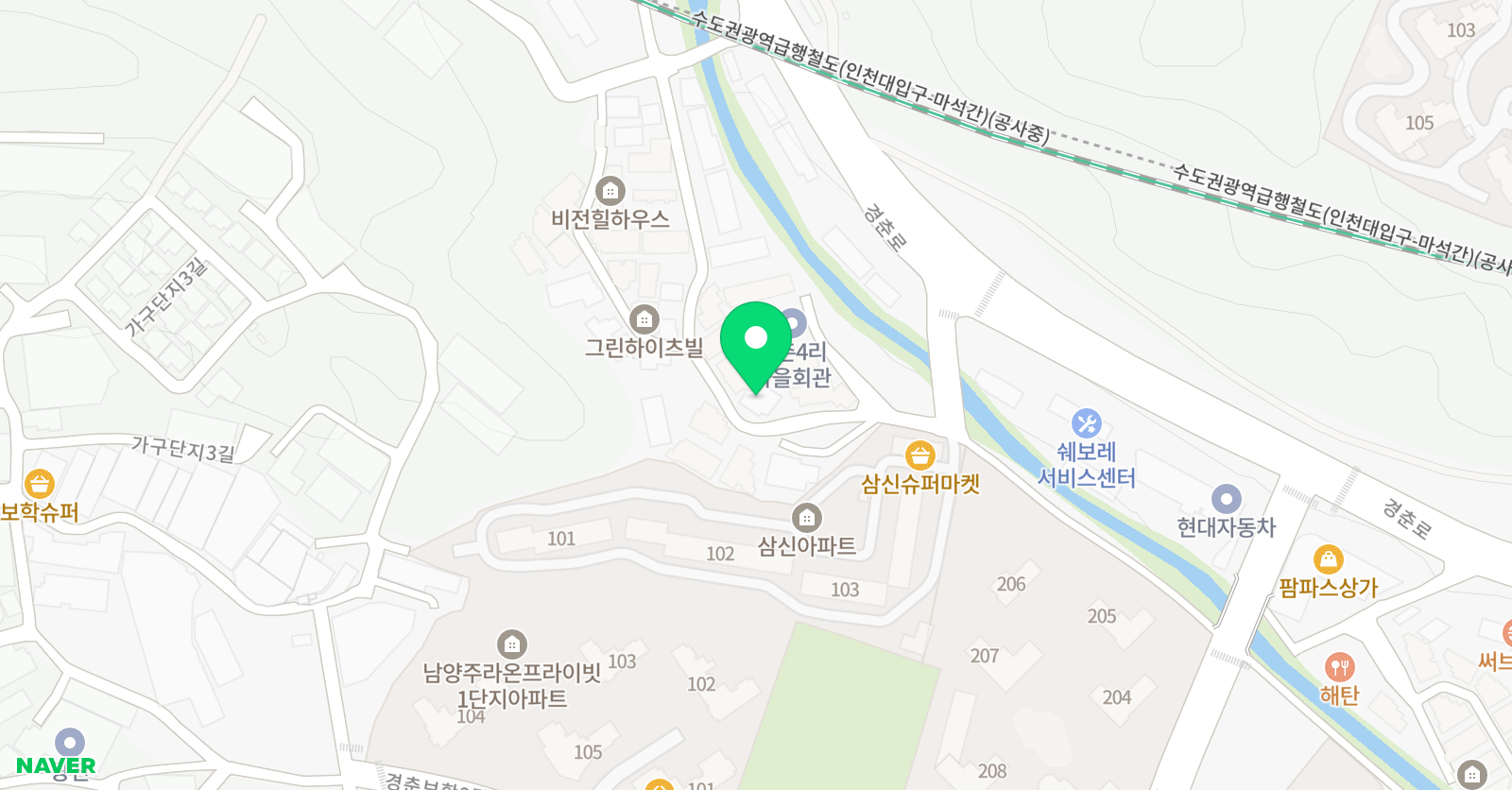 필 음악학원 위치