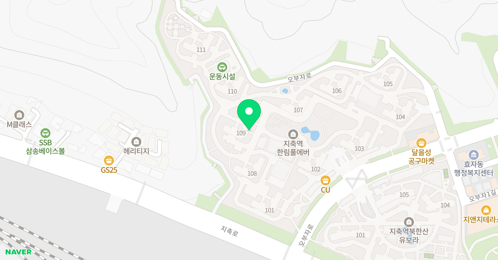 한솔플라톤러닝센터 지축한림풀에버교실 공부방 위치