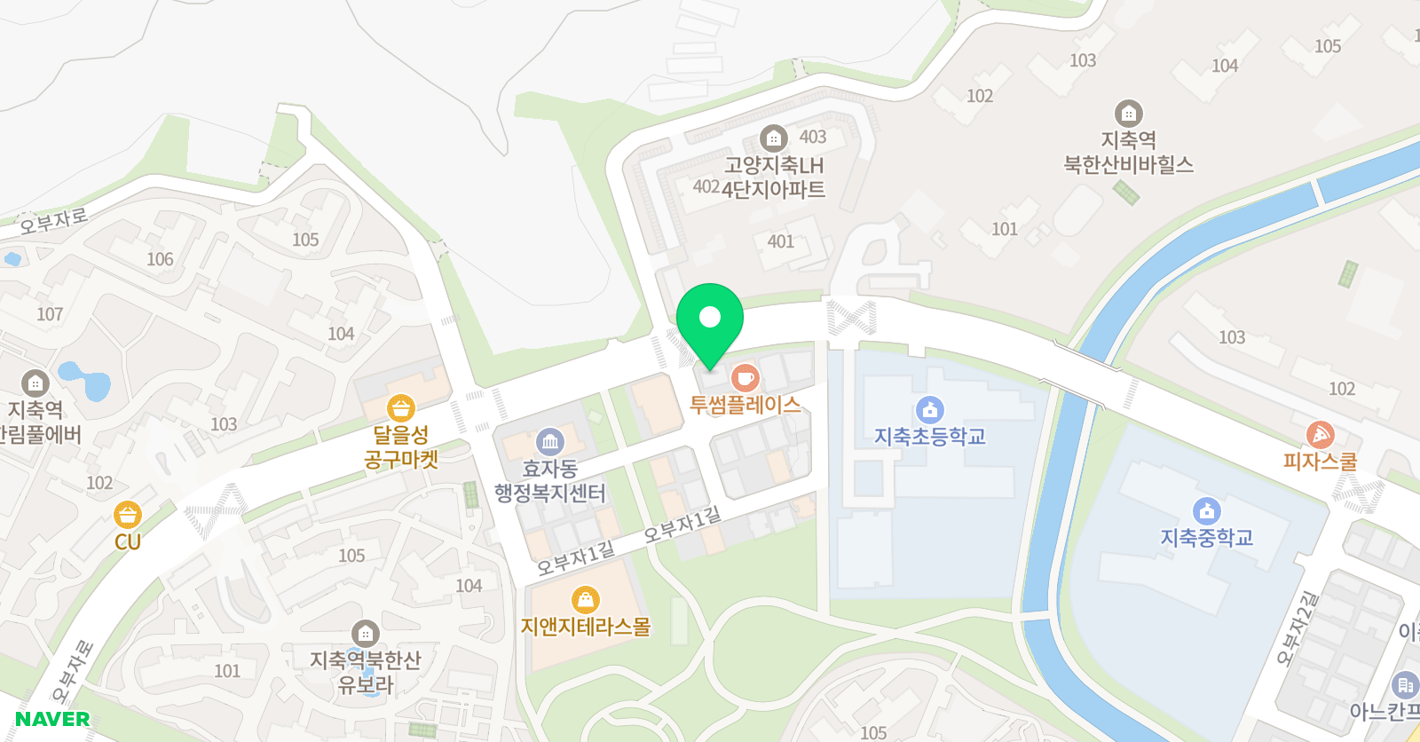 이지 영어학원 위치