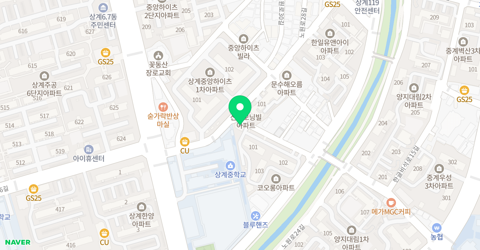 한양대챔피언 태권도 위치