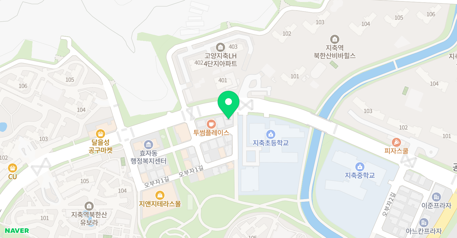 삼성 영어학원 지축초교실 위치