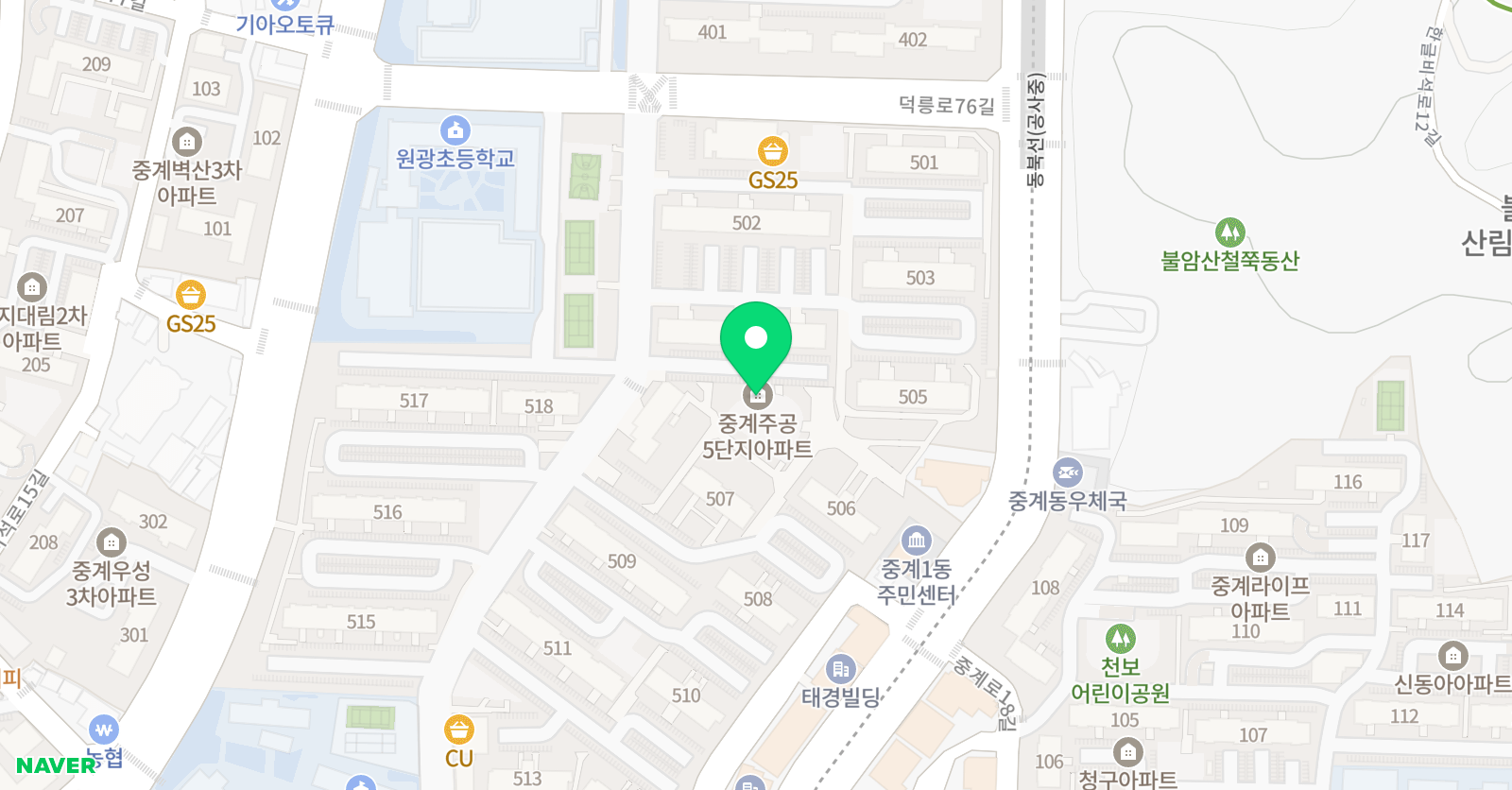 대치기억영어 위치