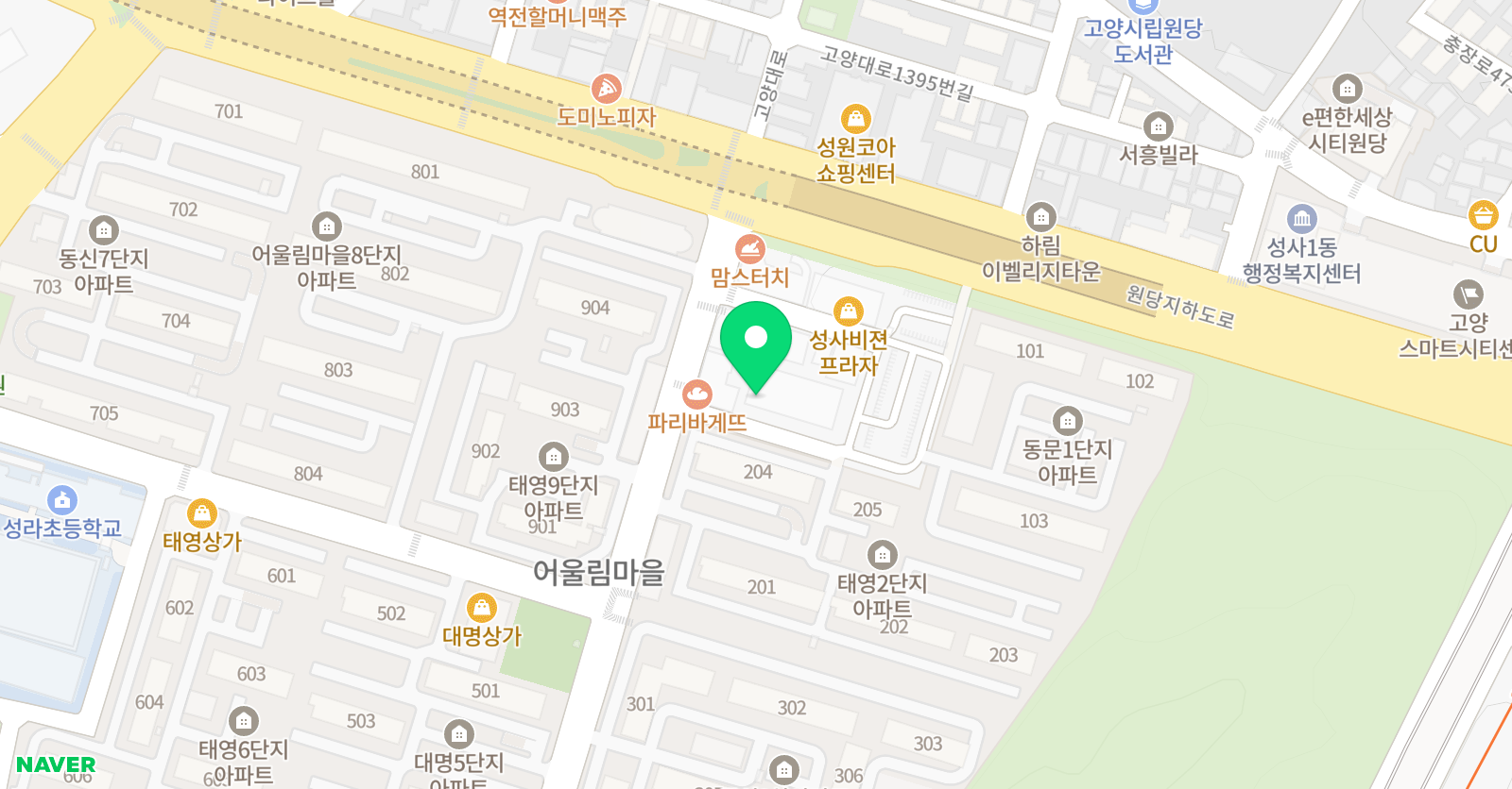 미시간 어학원 위치
