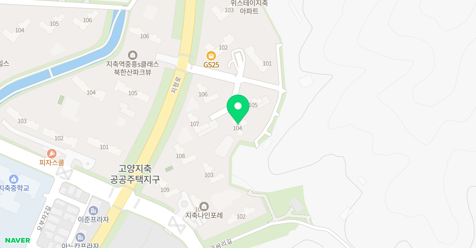 링키영어 지축나인포레점 위치