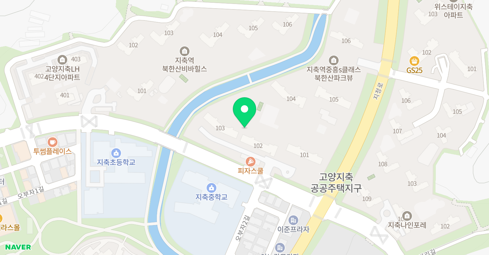 꿈샘 영어 위치