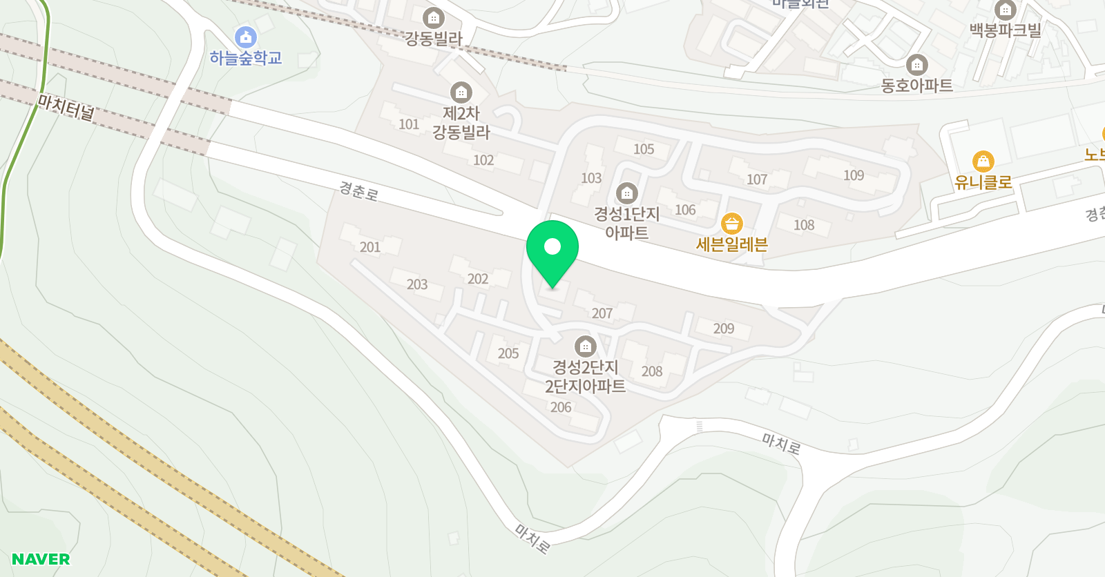 프리즘엔터테인먼트 실용음악학원 위치