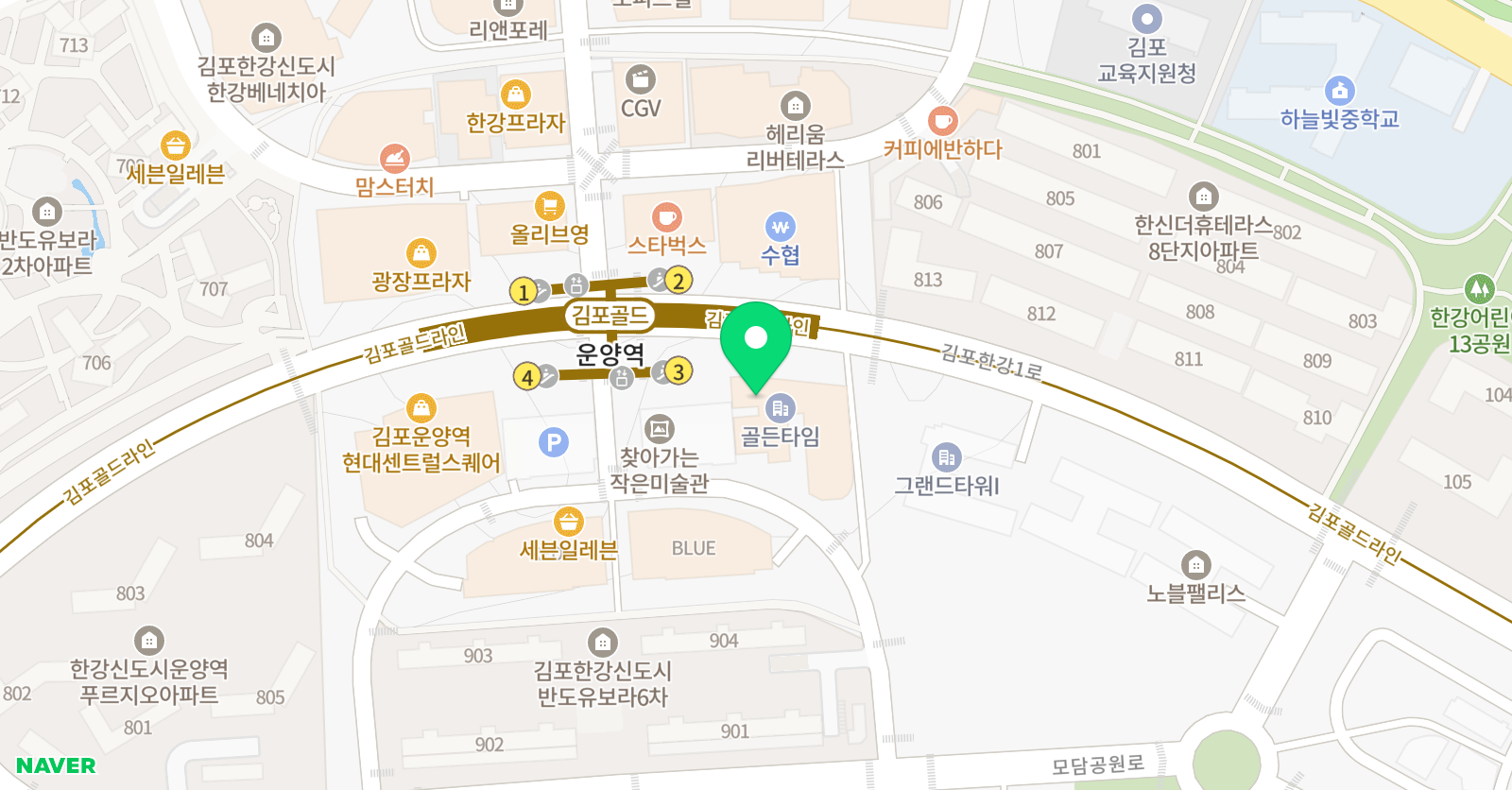 소마 김포한강2관 위치