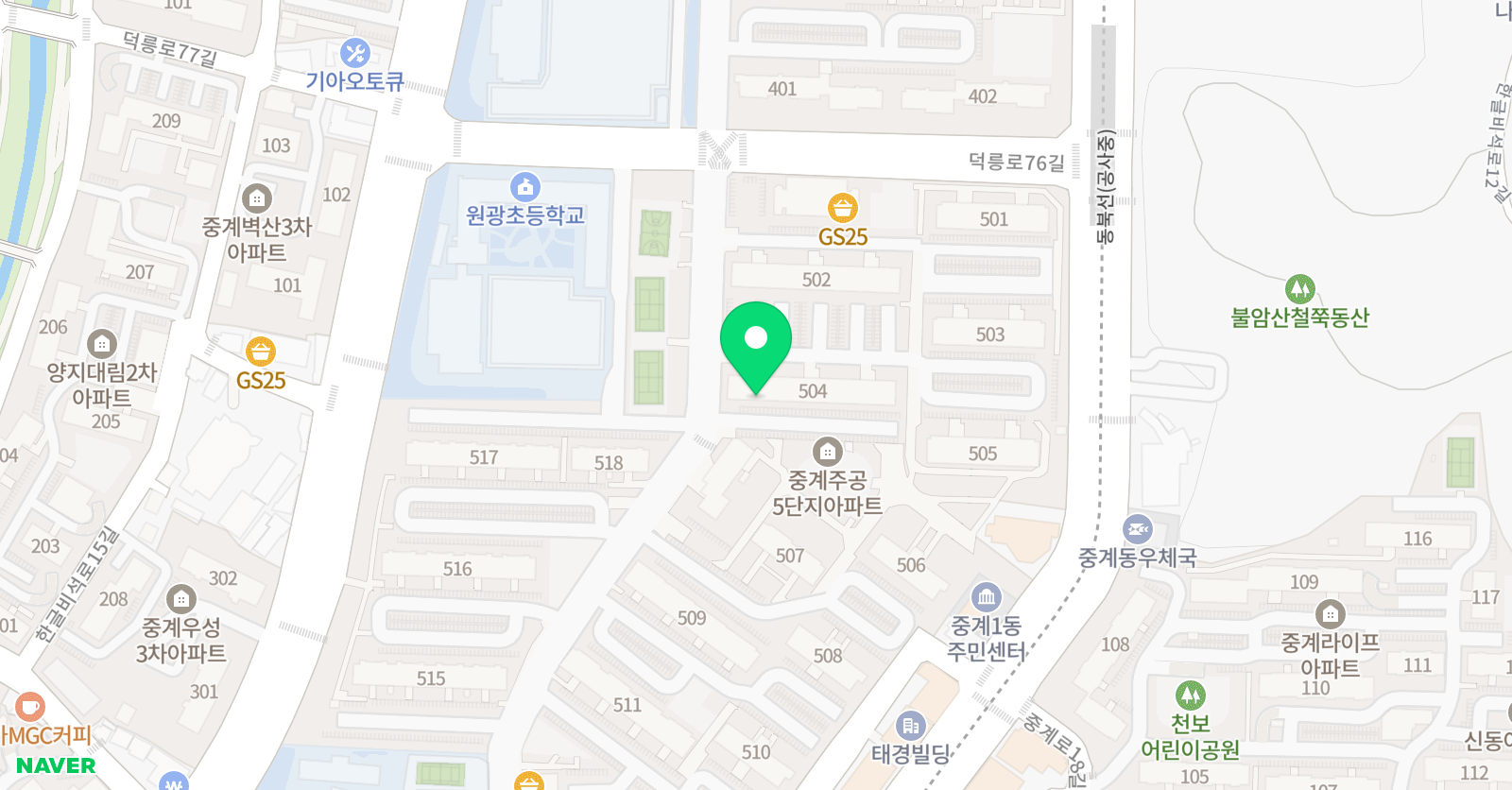 정오수학 위치