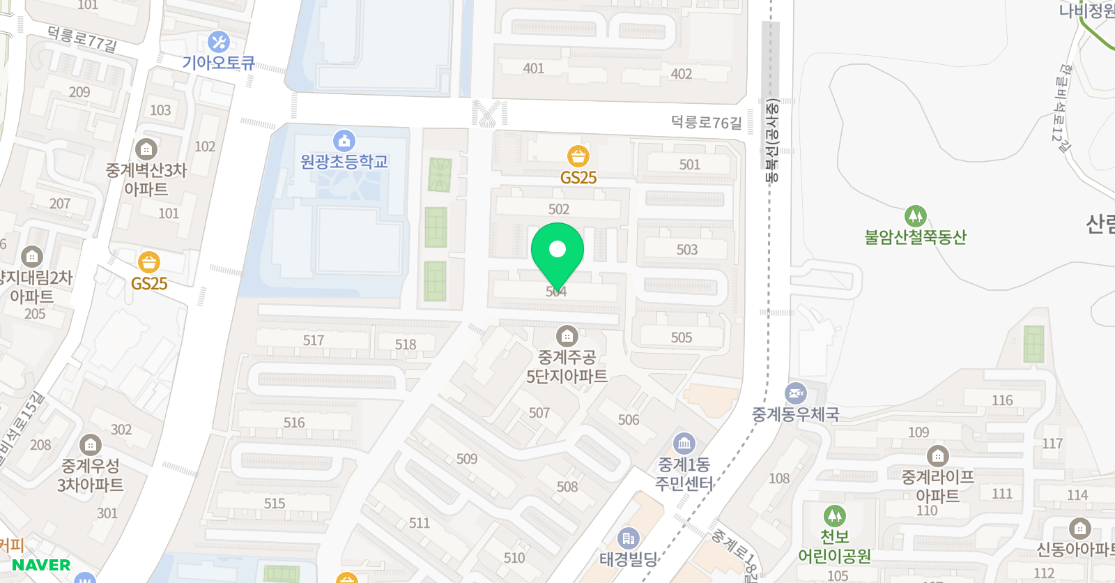 브라이튼 영어학원 위치