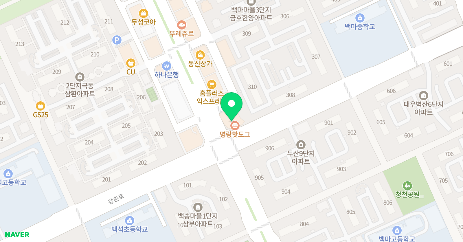 몽키즈클라이밍 일산마두점 위치
