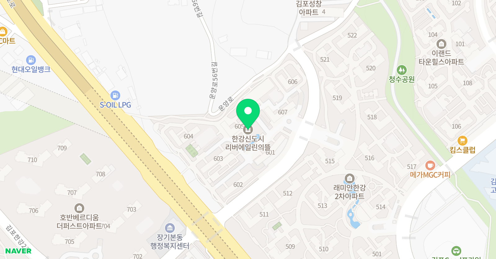 채움영어학원 위치