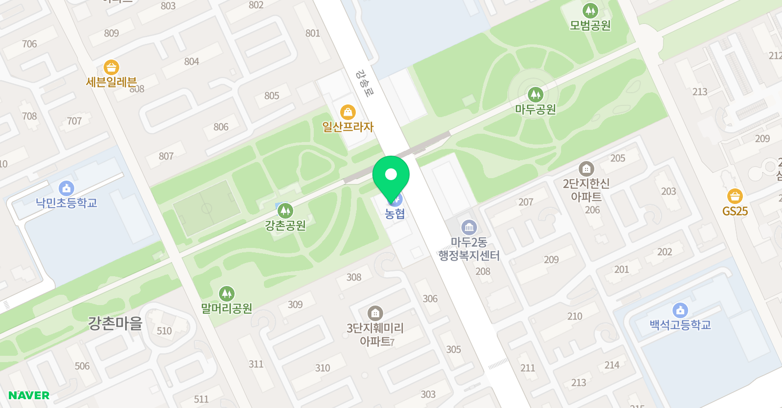 그림숲 미술학원 위치