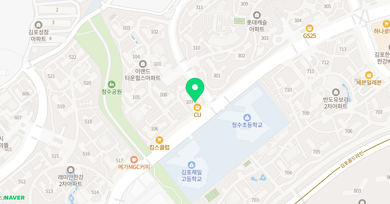 김쌤 공부방 위치