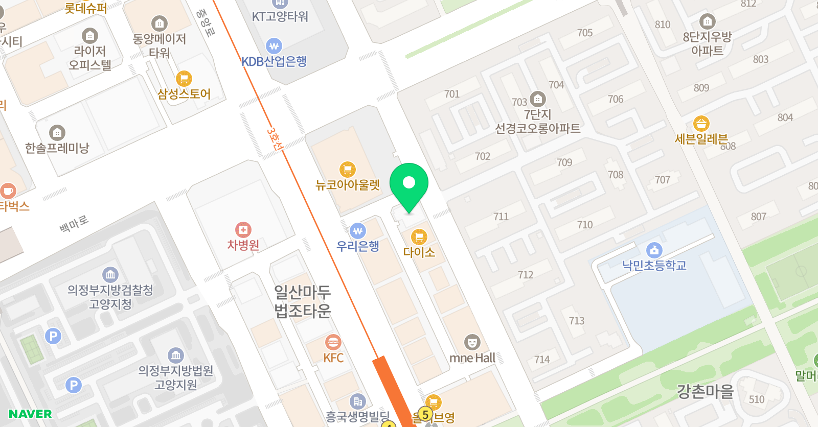 곤니찌와 일본어학원 위치