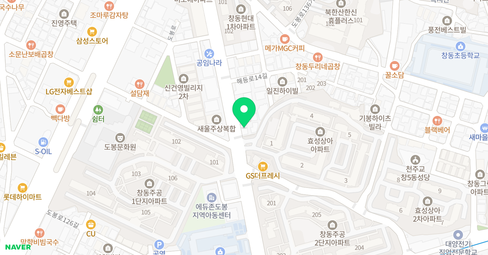HC최상철 수학학원 위치