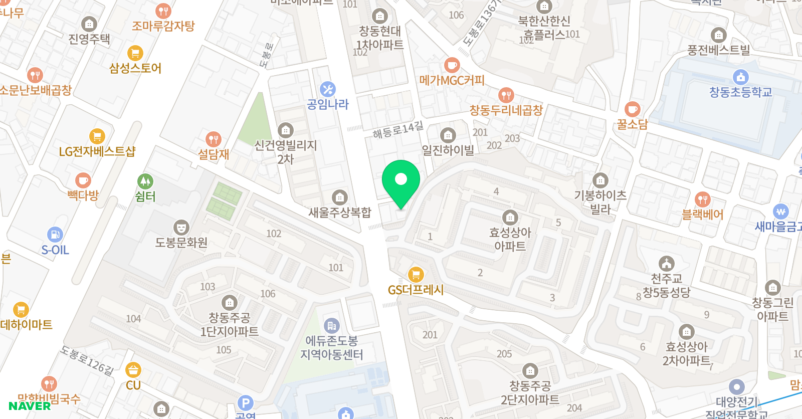 창동홍익 미술교습소 위치