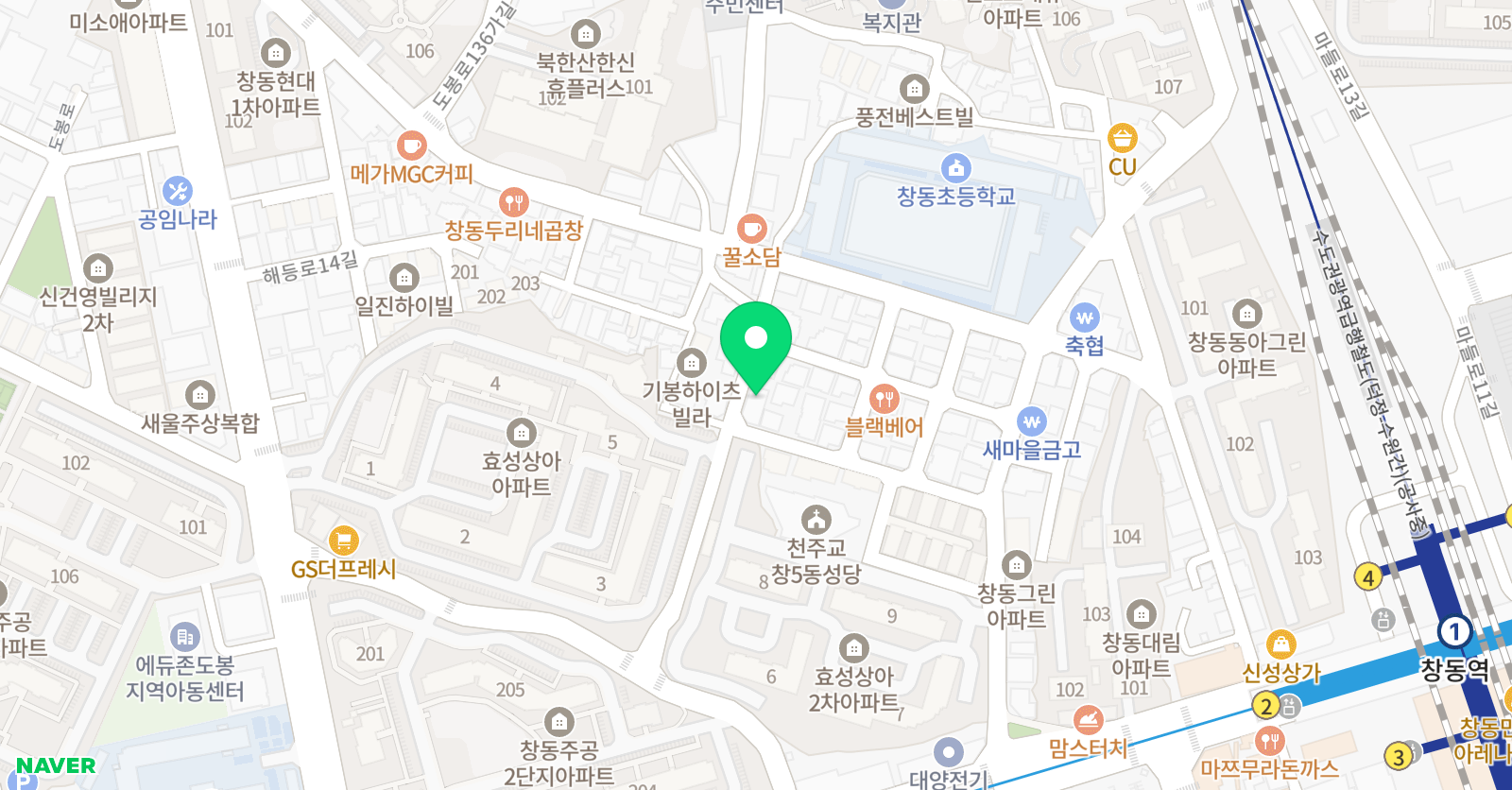 수학의힘 앨리캠퍼스 위치