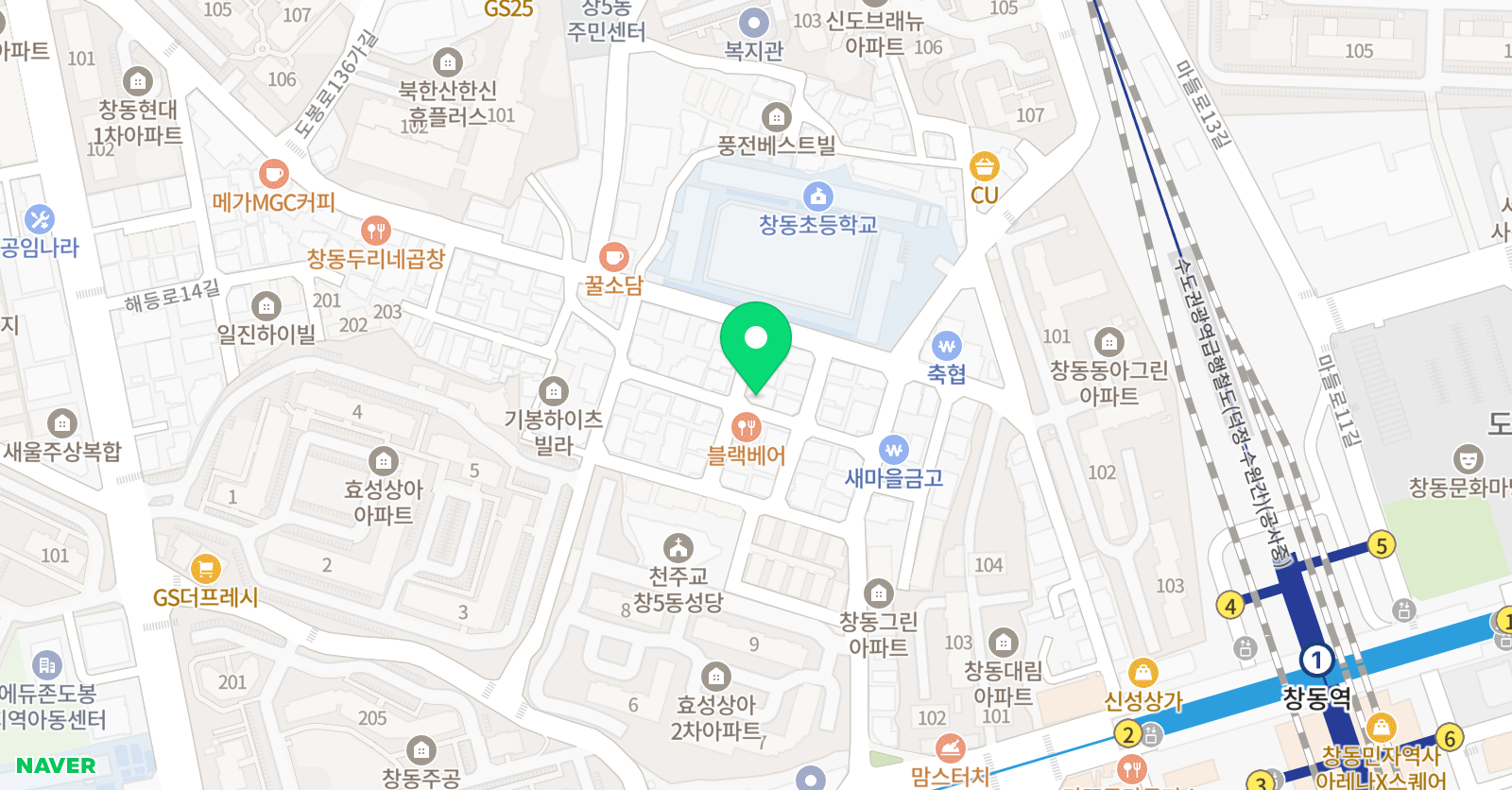 3030영어 GCI 위치