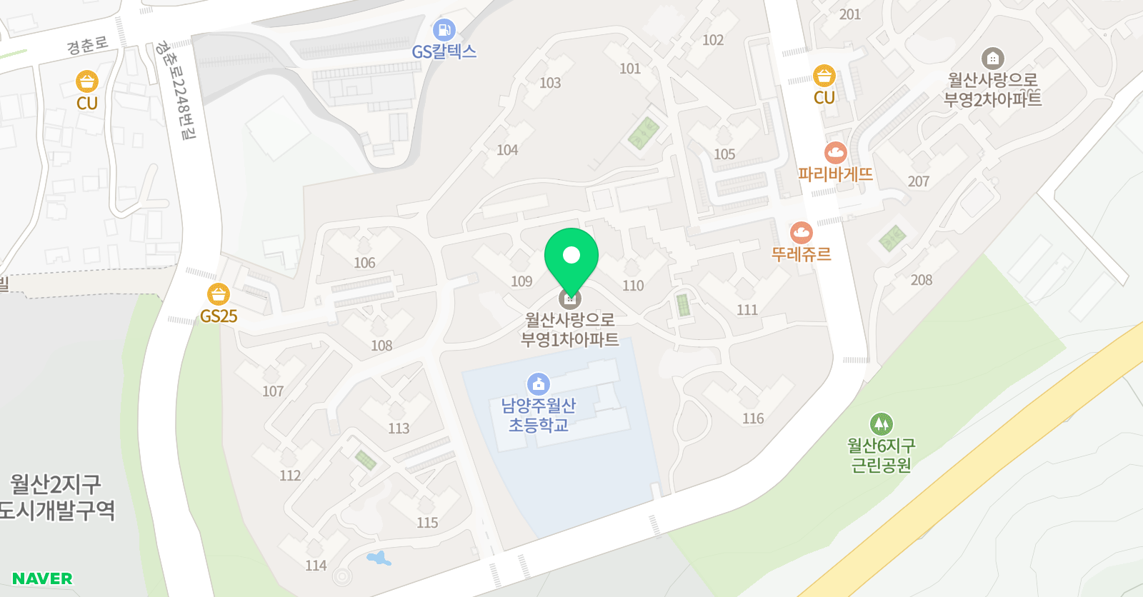YBM 램클래스 남양주화도2센터 위치