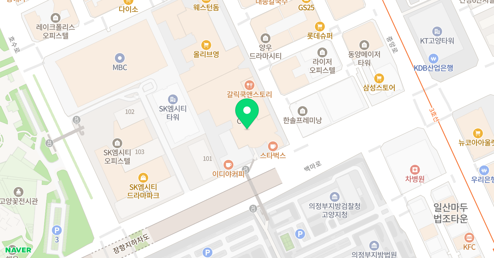 자라다남아 미술연구소 일산본원 위치