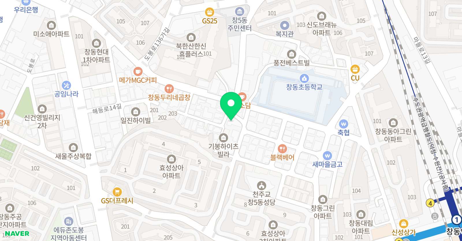 M&M 수학교습소 위치