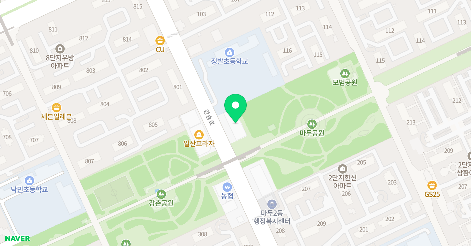 블루 미술학원 위치