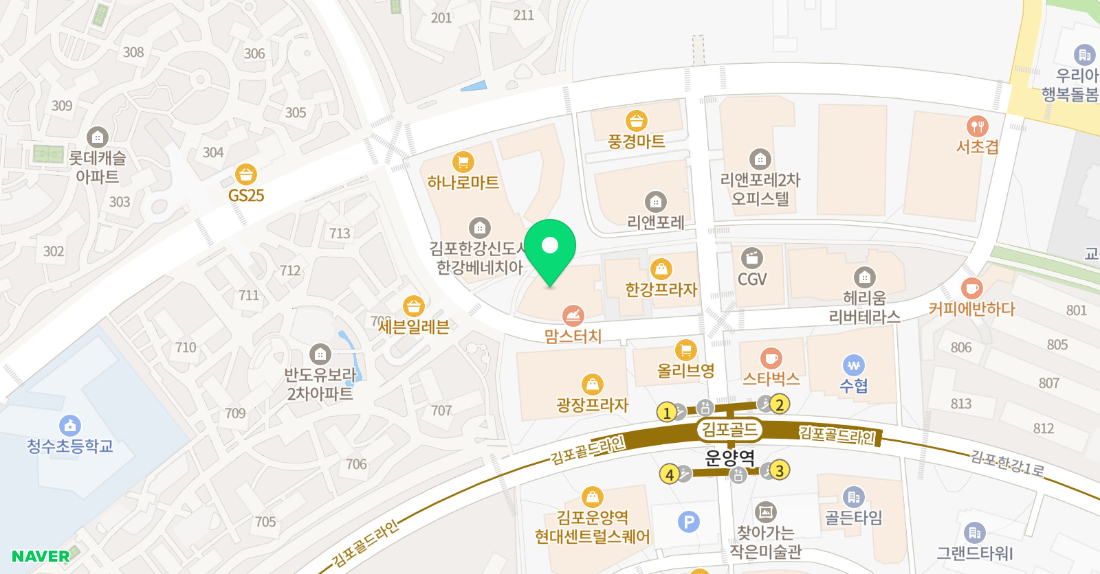 하늘소리 피아노학원 위치